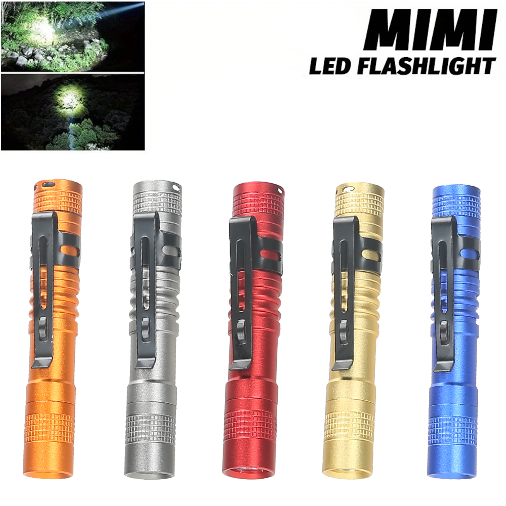 Stationery Supply - ミニポータブル LED ペンライト クリップ付き 超高輝度 高ルーメン