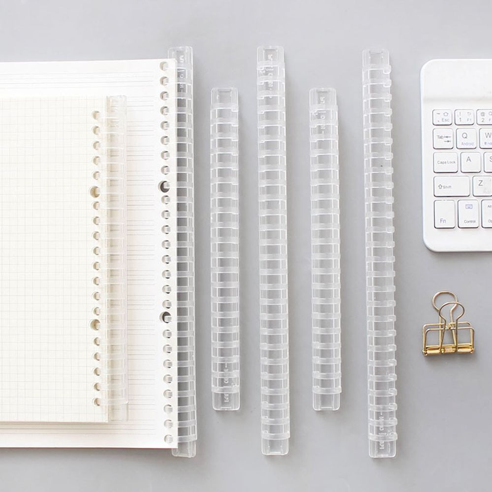 Binding Comb Plastic - ノートブックアルバム、スクラップブックバインダー、サークルリング、ルーズリーフブックバインダーリング、ノートブックバインディングスパイン、プラスチック製コームバインディング用