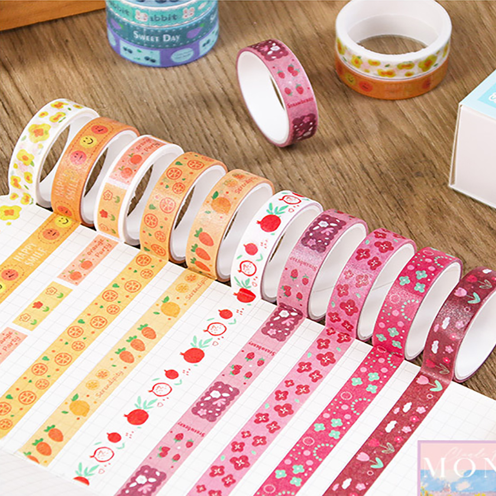 Washi Tape Set - 20 ロール和紙テープセットダイヤモンド塗装テープ汚れ防止エッジ保護テープ自己粘着クラフトテープ DIY 装飾用品