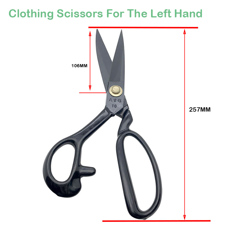 Scissors Stainless Craft - 手描きのプロのテーラーカッティングはさみヴィンテージステンレス鋼生地革カッタークラフトはさみ縫製アクセサリー用