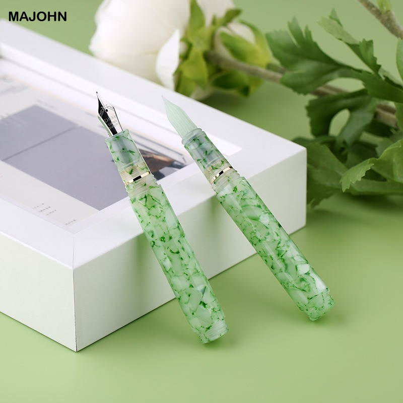 Office Stationery Supply Business - MAJOHN N8樹脂ガラスディップペンインクペン手作りペン先ビジネスライティング万年筆文房具オフィス学校用品