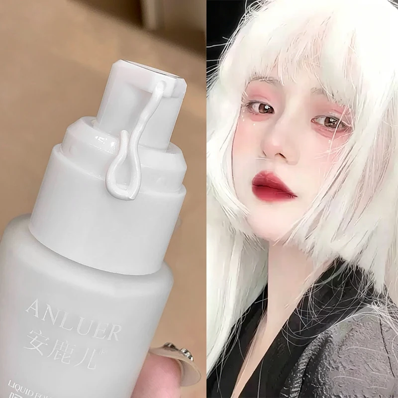 Correction Fluid White - マットホワイトリキッドファンデーションメイクアップ 防水＆長持ち ビルド可能なカバー力 プライマー＆コンシーラースティック ハロウィンコスプレ用