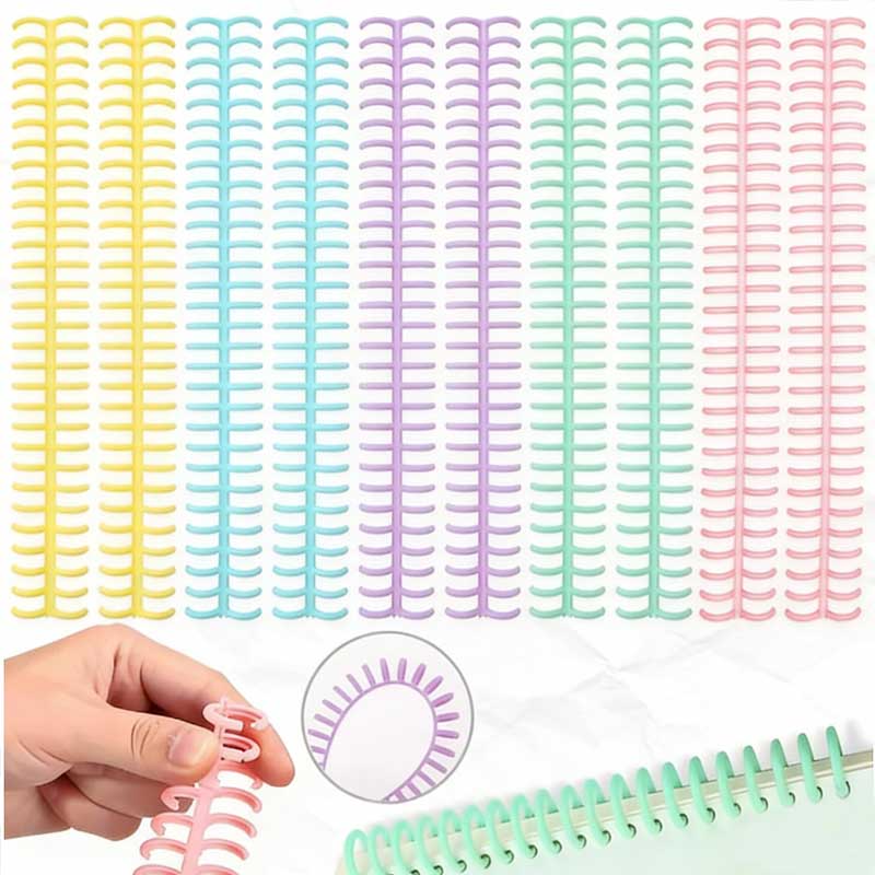 Binding Comb Plastic - A4プラスチック30穴ルーズリーフバインダーリングバインディングスパインコーム、DIYペーパーノートアルバム用