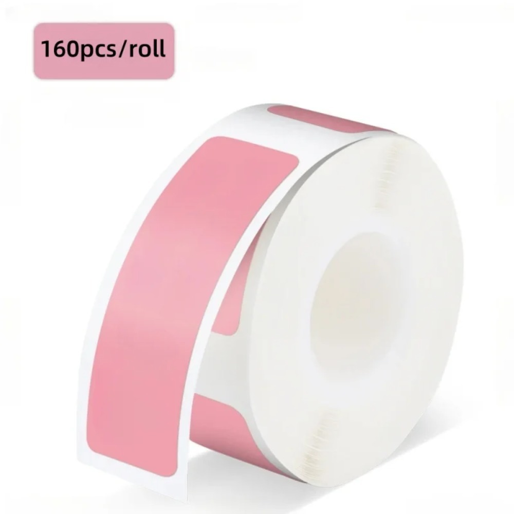 Sticker Label Roll - 160 個/ロールポータブル防水ラベルステッカー、12*40mm 自己粘着カラフルラベルステッカー印刷可能な感熱紙に適しています。