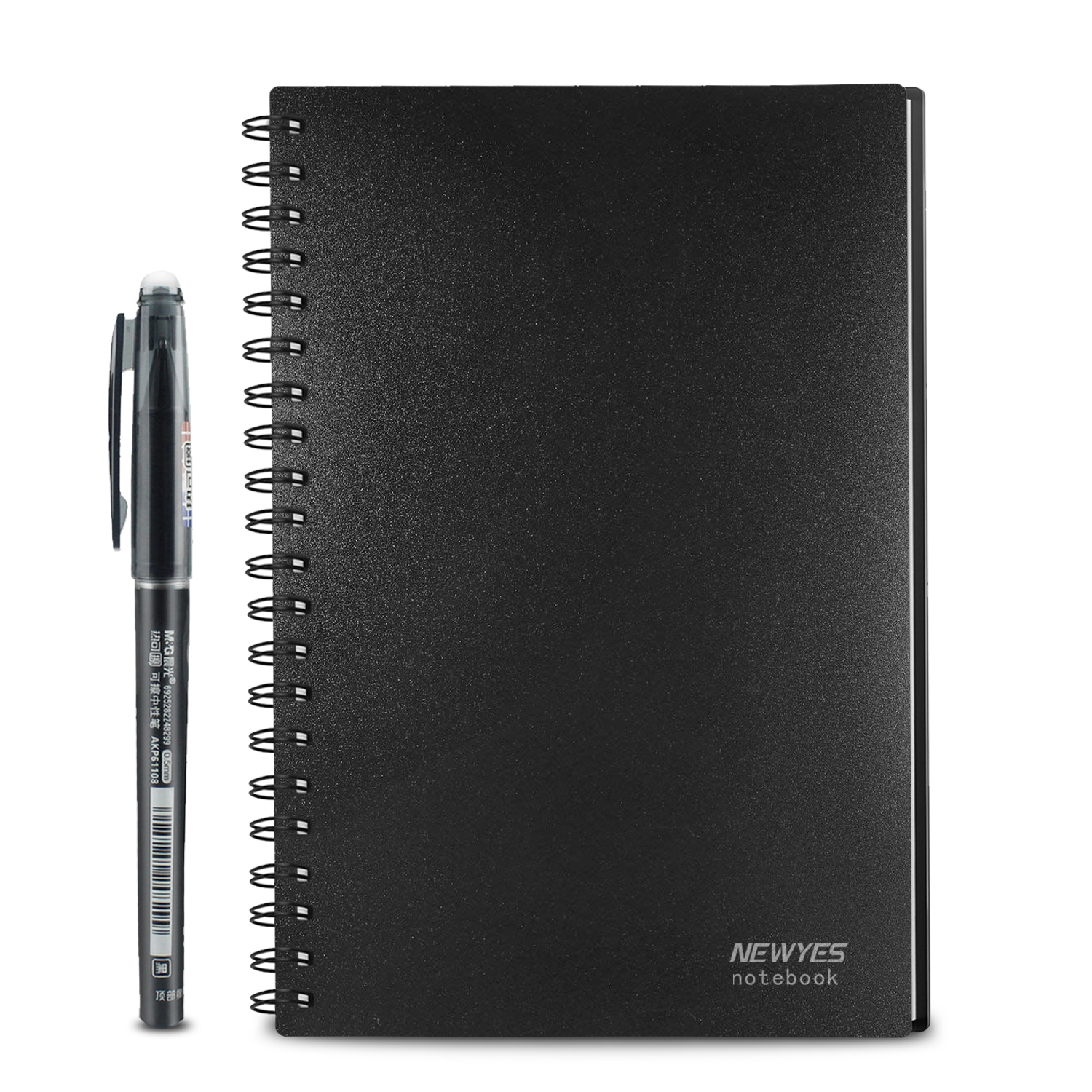 Graph Paper Pad - A6サイズのスマートで再利用可能な消去可能なノートブック,電子レンジ波型,メモ帳,ペンで裏打ちされたメモ帳