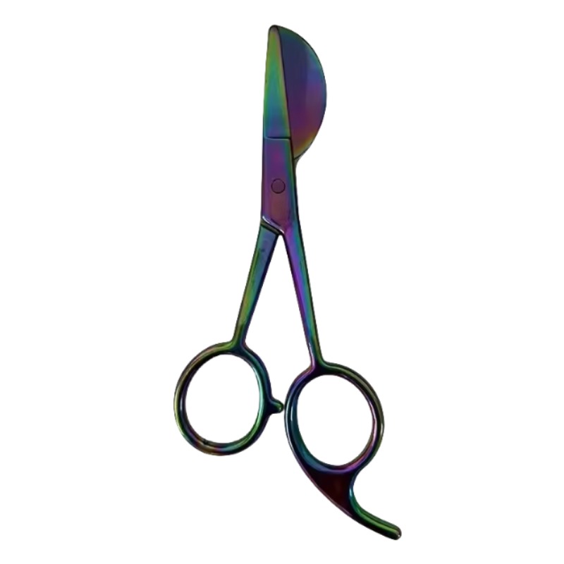 Scissors Stainless Craft - ポータブル人間工学に基づいたダックビル刃はさみ防水防錆ステンレス鋼カーペットはさみアップリケクラフトツール用