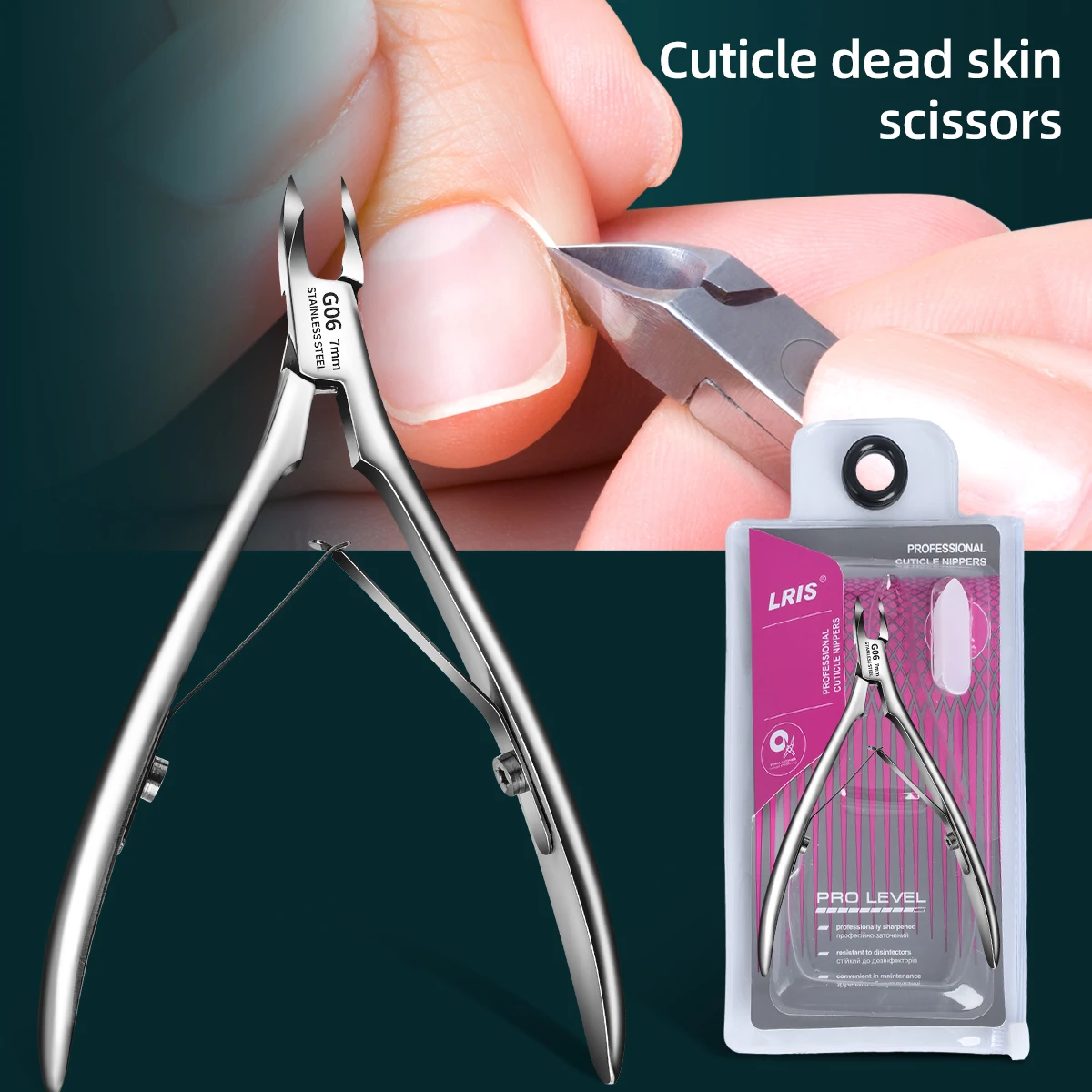 Scissors Stainless Craft - ロシア Ieather バリカンプロフェッショナルネイルサロンツールベトナムクラフトステンレス鋼ダブルフォーク Ieather バリカンハイエンドネイル