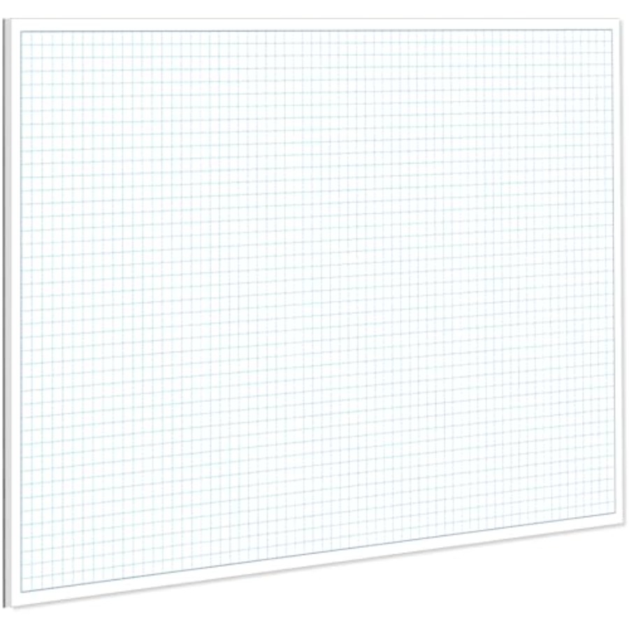 Graph Paper Pad - エンジニアリンググラフペーパーパッド、11x17クワドリル25枚/50ページ、製図、エンジニアリング、青写真作成用グリッドペーパー、4x4 B