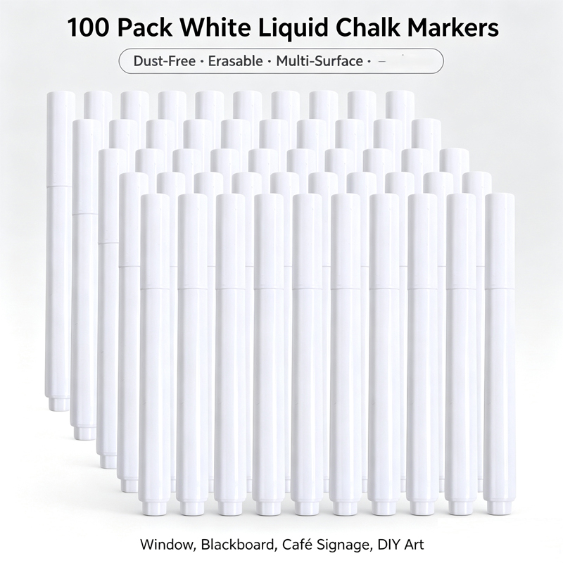 Correction Fluid White - 液体チョーク消せるペン 3-100 個白マーカーガラス窓用黒板黒板ホワイトボードマーカー描画チョークペン