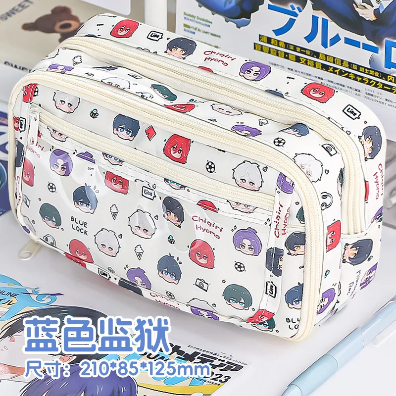 Stationery Supplier - アニメブルーロックイタバッグペインポーチかわいい鉛筆ケース漫画文具ホルダーバッグペンケース学生学用品キッズギフト