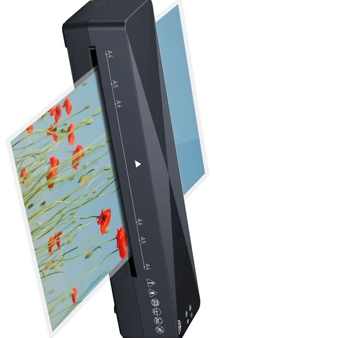 Document Laminator Pouch - FNL001小型ミニオーバーモルダーA4プラスチックシーリングマシン、越境家庭用写真文書メニュー用ラミネーター、DIY写真オーバーモルダー