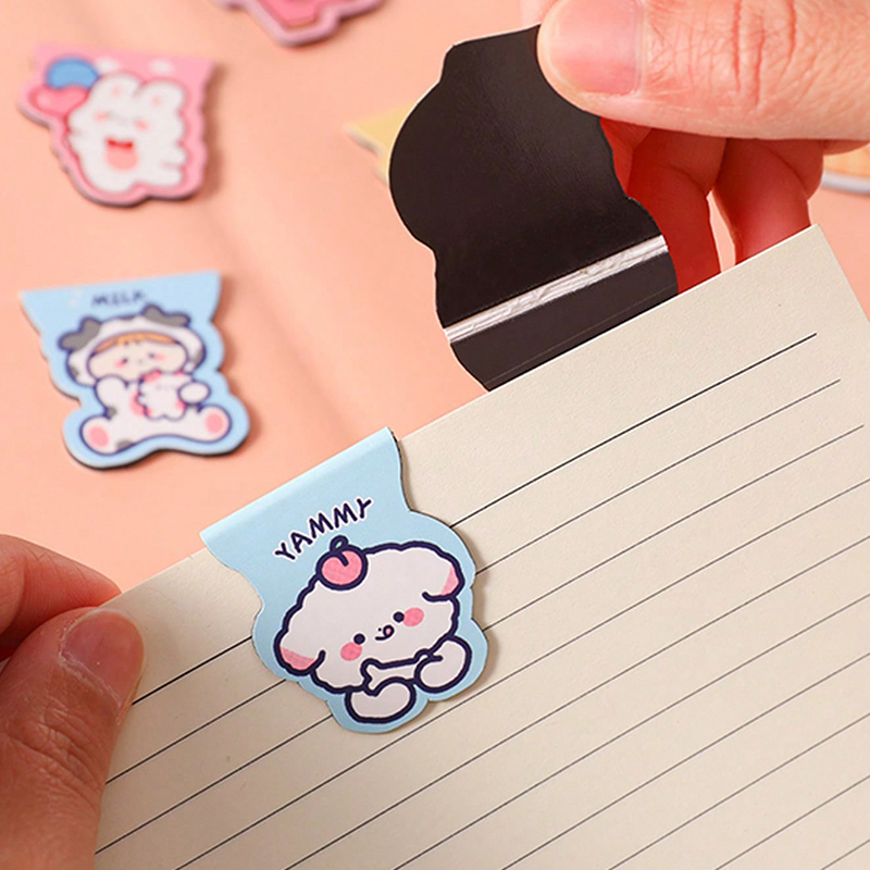 5 個かわいい漫画クマ磁気ブックマーク紙クリップかわいいウサ - Bookmark Magnetic Clip のレビューと価格