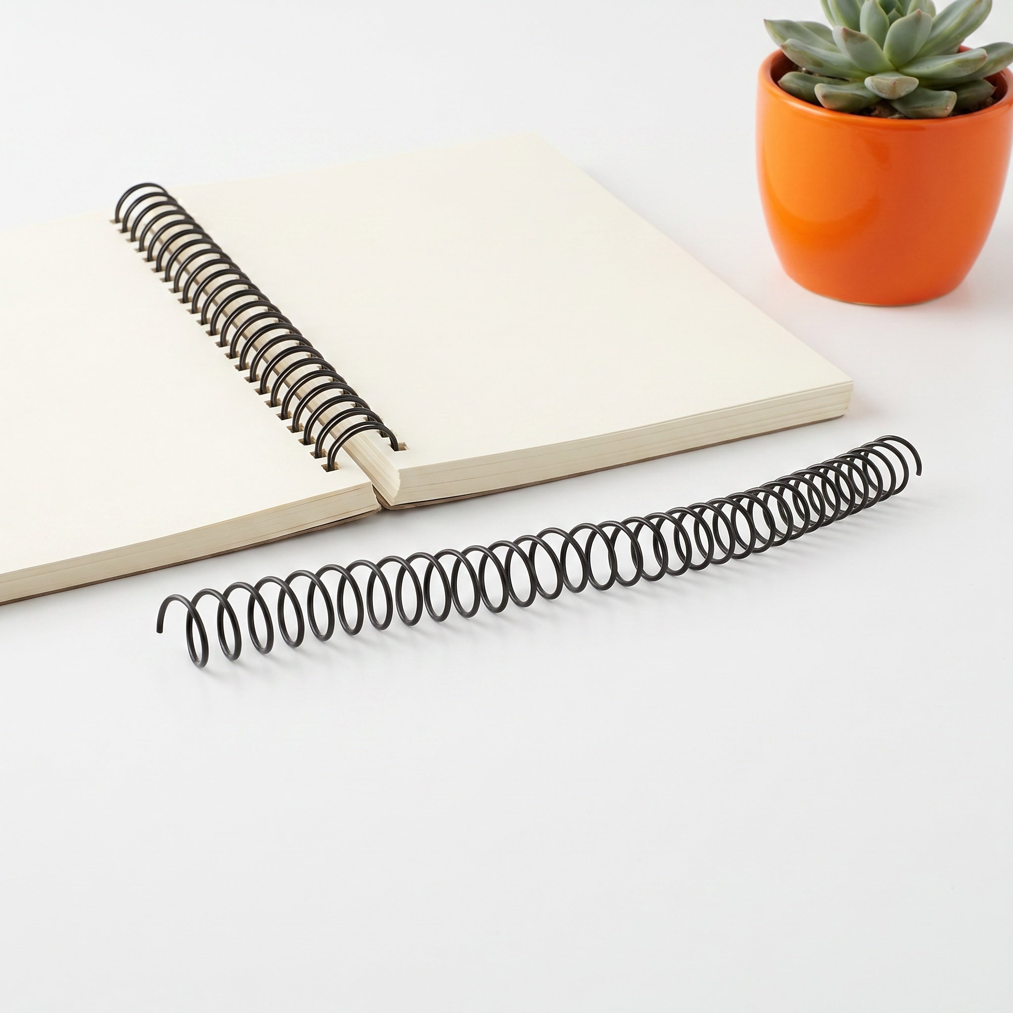 15 個の黒いスパイラルバインディングコイル レターサイズの - Binding Comb Plastic のレビューと価格
