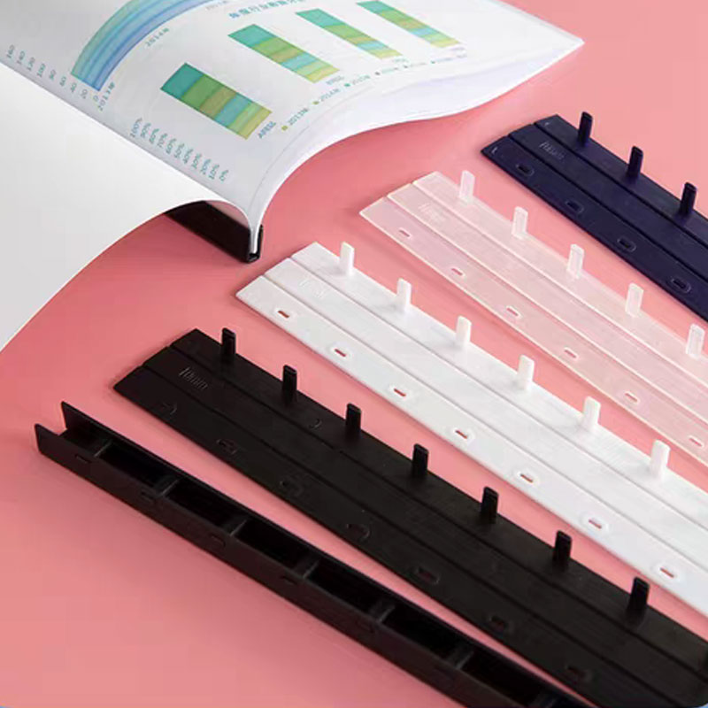 50個入り 10穴 PVC製バインディングストリップ コーム - Binding Comb Plastic のレビューと価格