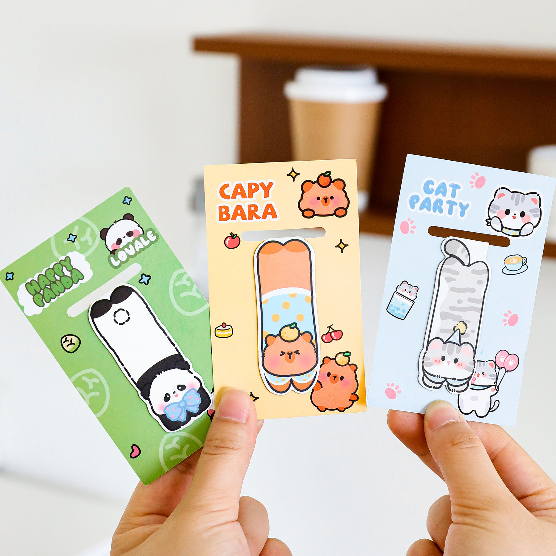 6個入り かわいい動物マグネットブックマークセット おしゃれ - Bookmark Magnetic Clip のレビューと価格