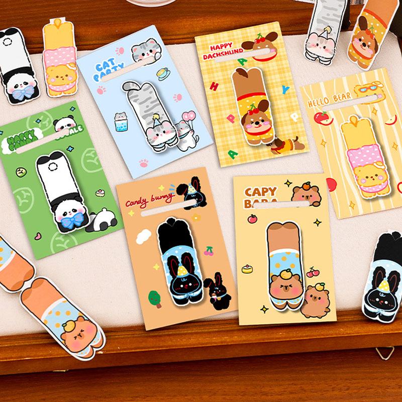 6個入り かわいい動物マグネットブックマークセット おしゃれ - Bookmark Magnetic Clip のレビューと価格