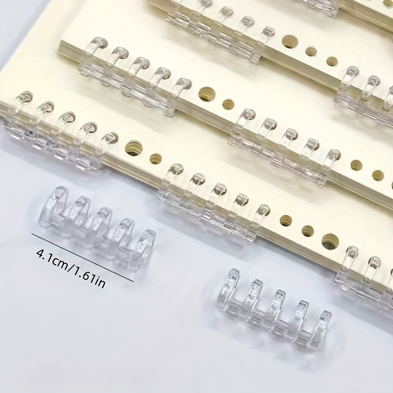 10 個 5 リングバインディング脊椎スナップ分割バインダー - Binding Comb Plastic のレビューと価格