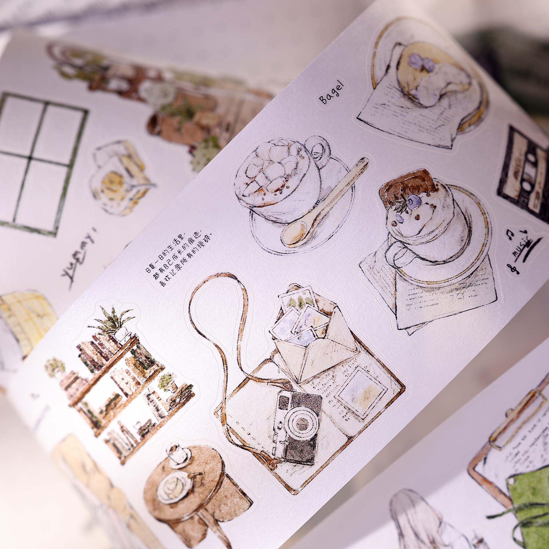 XiaoBaiJia スタジオヴィンテージガールズ日常生活和 - Washi Tape Set のレビューと価格