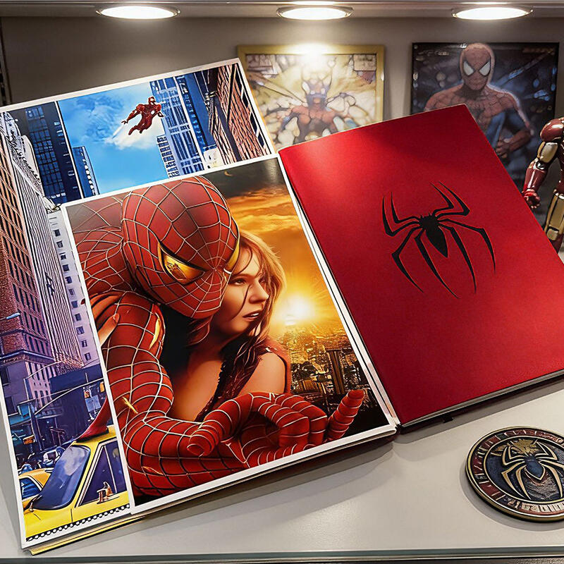 スパイダーマン A5 Pu レザーノートブック厚いハードカバ - Journal Leather Hardcover のレビューと価格