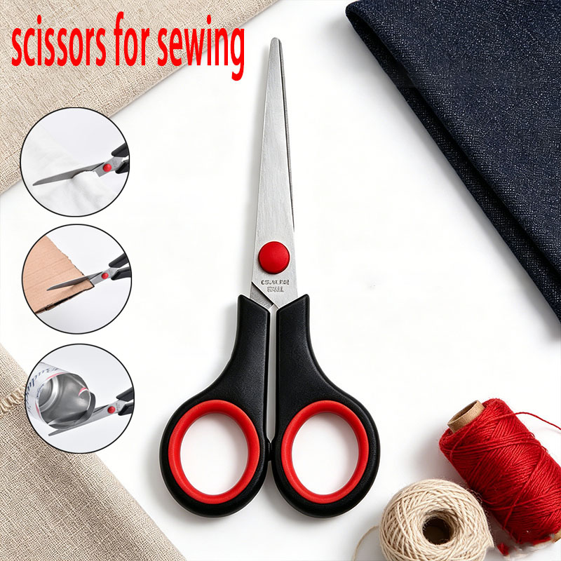 ステンレス製の裁縫はさみ、洋裁はさみ、衣類裁断用、学生用文房 - Scissors Stainless Craft のレビューと価格
