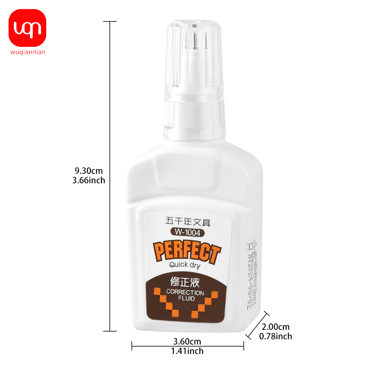WQN-3/6/12PCS18ml修正液携帯用学生向け速乾性 - Correction Fluid White のレビューと価格
