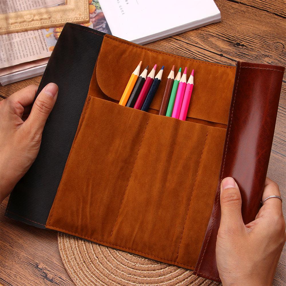 ファッションロールヴィンテージレトロペン鉛筆ケーススクールケ - Pen Pouch Roll のレビューと価格
