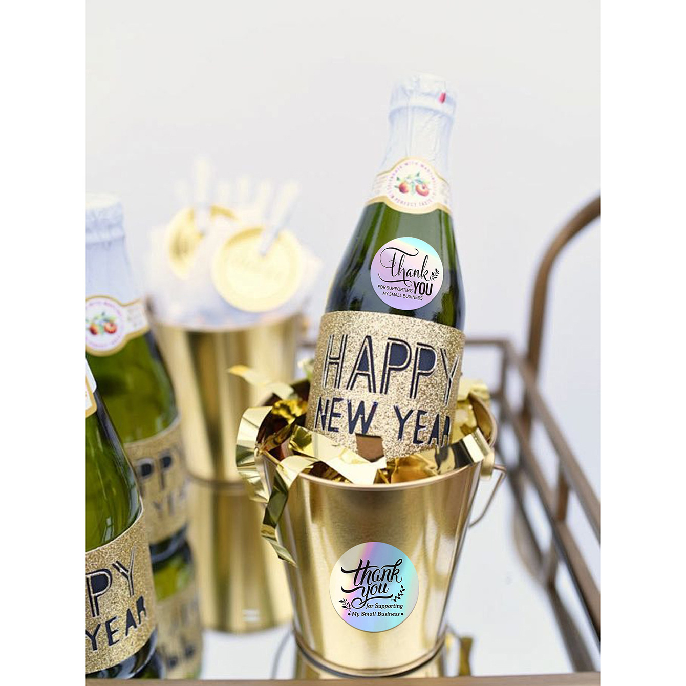 JCAC 500枚/ロール 1インチ ホログラフィック サン - Sticker Label Roll のレビューと価格