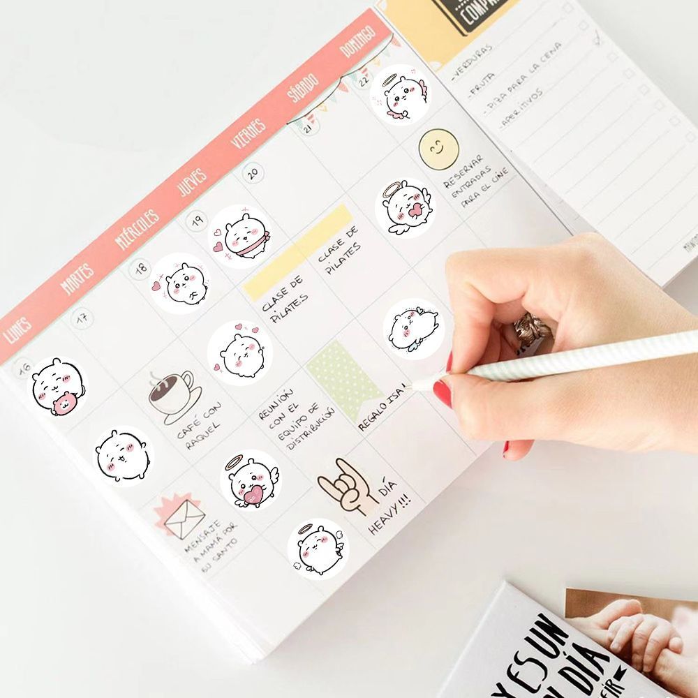 jiyi ステッカーロール 500 個 かわいい絵文字エンジ - Sticker Label Roll のレビューと価格