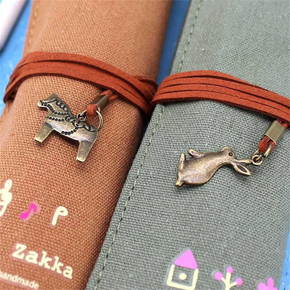 12穴ペンケースローラーペンバッグペンポーチロールアップペン - Pen Pouch Roll のレビューと価格