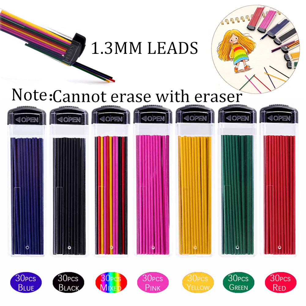 30 個/1 ボックス 1.3 ミリメートル自動鉛筆芯リフィ - Mechanical Pencil Lead のレビューと価格