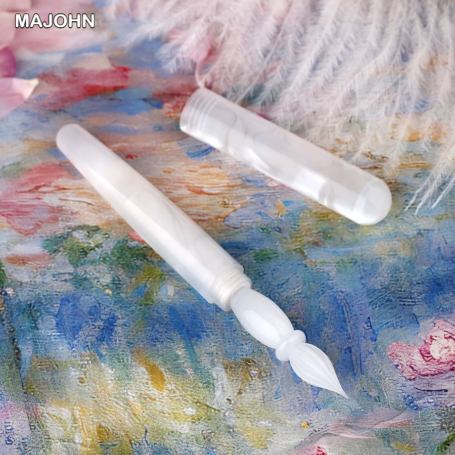 MAJOHN N10 樹脂手作りガラスつけペンインクペン先筆 - Office Stationery Supply Business のレビューと価格