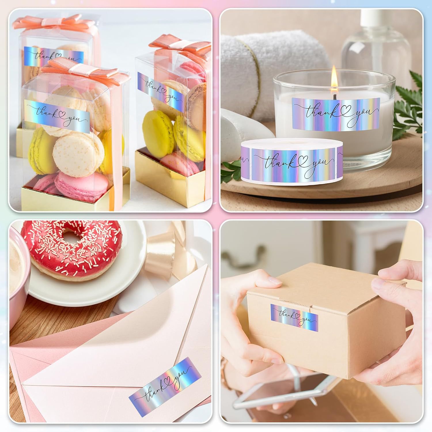 JCAC 120枚入り/ロール 3インチ ゴールド箔＆ホログ - Sticker Label Roll のレビューと価格