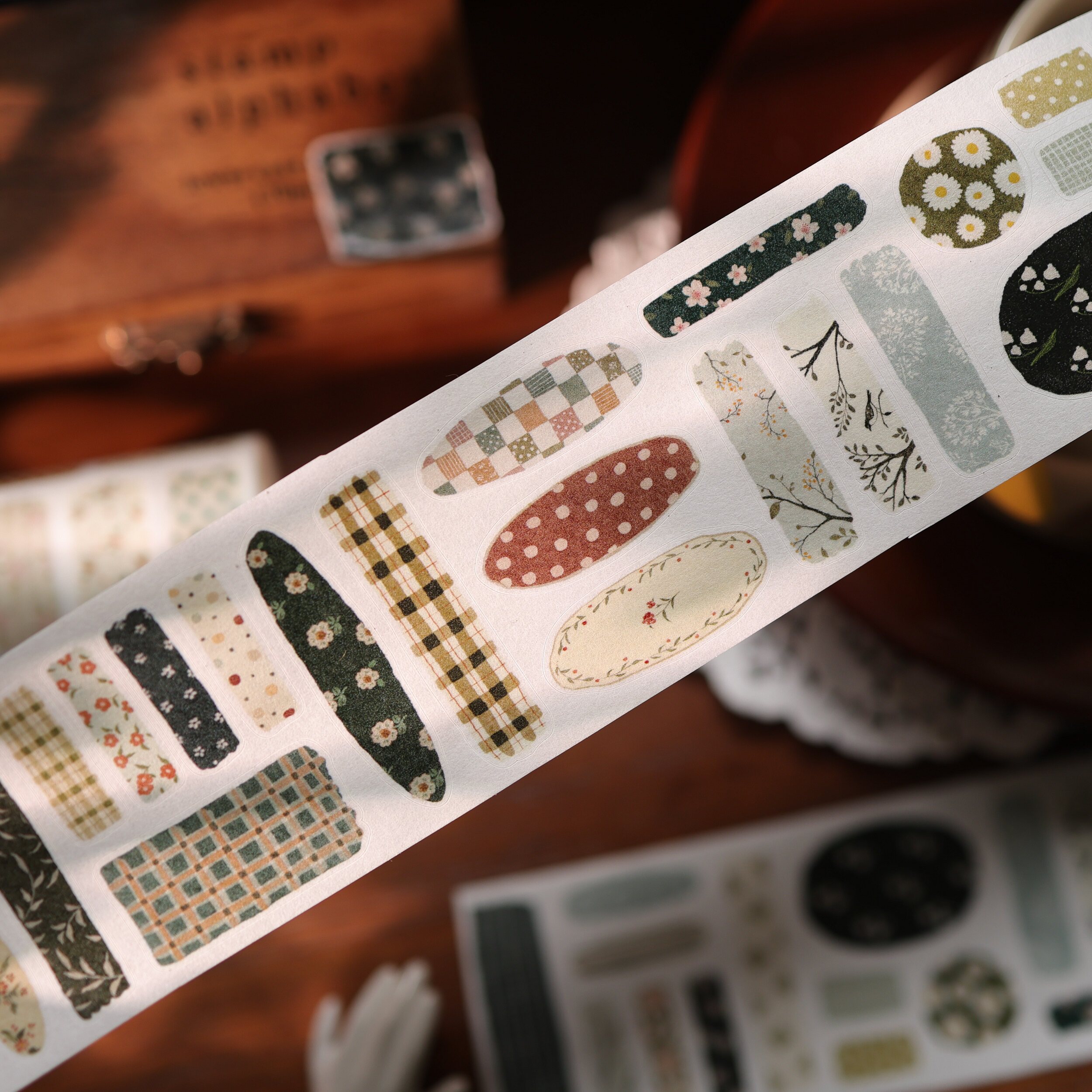 YiEr Studio ヴィンテージ花柄パッチワーク和紙テー - Washi Tape Set のレビューと価格