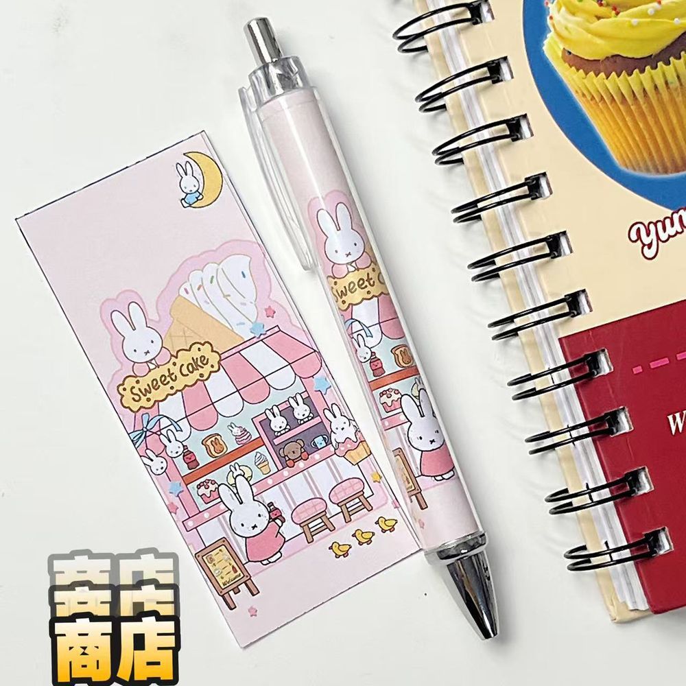 新しいミッフィーウサギ柄プレスジェルペン高発色可愛いins風 - Stationery Supplier のレビューと価格