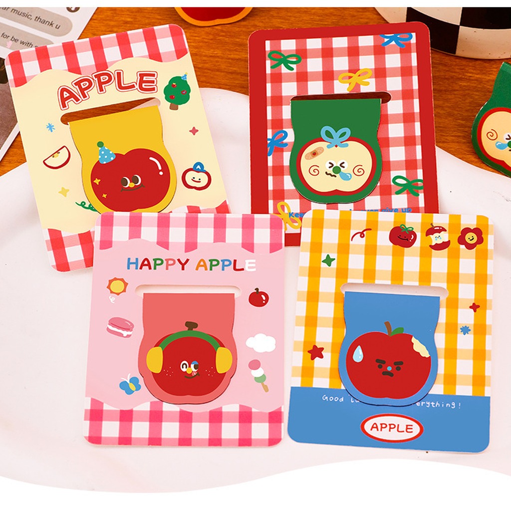 かわいいリンゴ型磁気ブックマーク文具アートページクリップ高品 - Paperclip Magnetic Set のレビューと価格