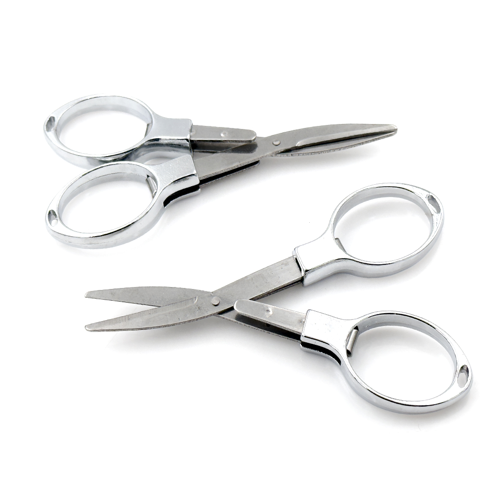ポータブルミニ折りたたみはさみステンレス鋼多機能カッター釣り - Scissors Stainless Craft のレビューと価格