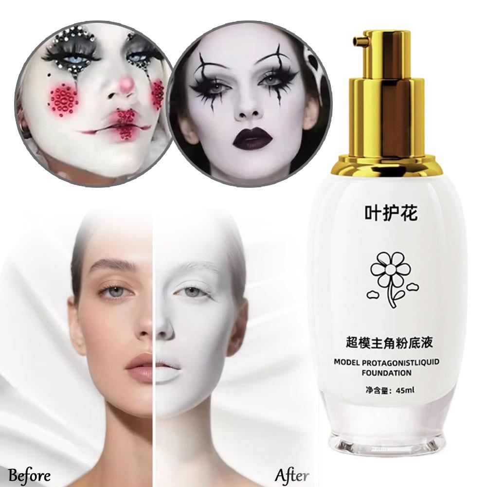 ホワイトリキッドファンデーション長期的な防水ピュアホワイト明 - Correction Fluid White のレビューと価格