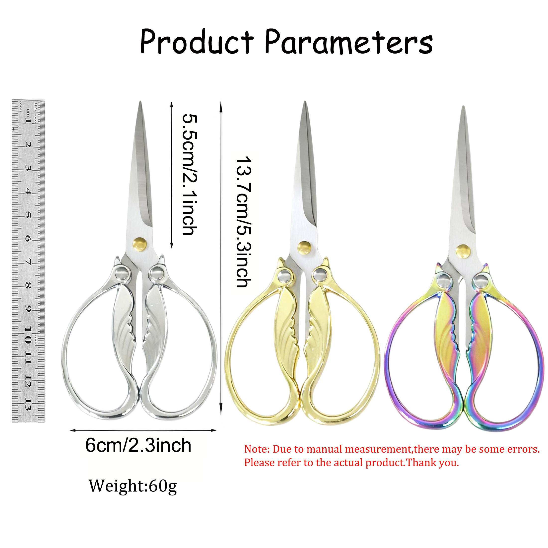 1PC、ヴィンテージはさみ縫製刺繍はさみテーラーはさみ糸はさ - Scissors Stainless Craft のレビューと価格