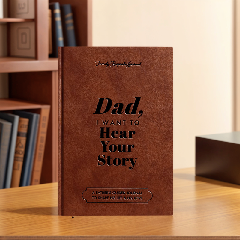 お父さん、あなたの物語を聞きたい ジャーナル – 7x9イン - Journal Leather Hardcover のレビューと価格