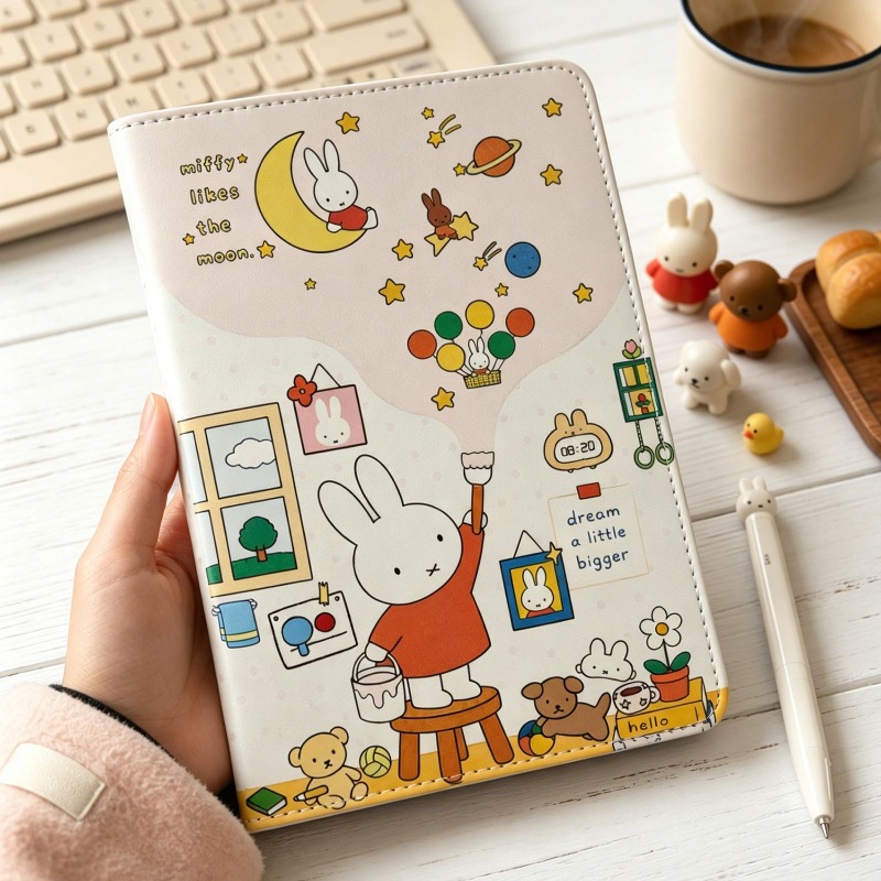 新しいB6ミッフィー可愛いノートイラスト入りカラーページジャ - Stationery Supplier のレビューと価格