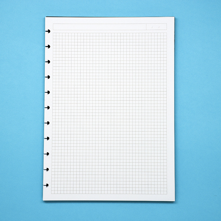 A4ルーズリーフ詰め替えキノコ穴ノートブック水平線ノート空の - Graph Paper Pad のレビューと価格