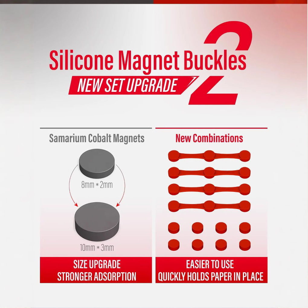 1-4 個エアフライヤーマグネットシリコンバックルエアフライ - Paperclip Magnetic Set のレビューと価格