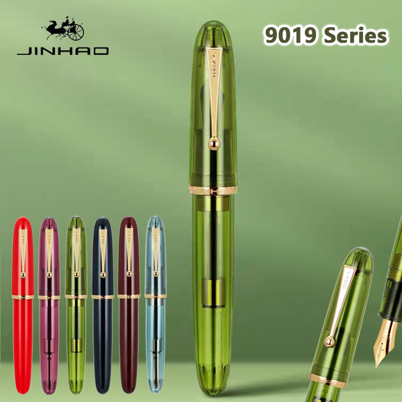 透明な豪華な万年筆,インクペン,Jinhao-9019 mm - Office Stationery Supply Business のレビューと価格