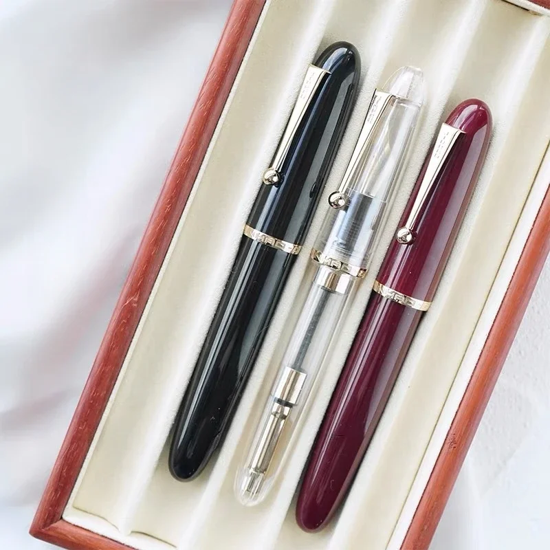 透明な豪華な万年筆,インクペン,Jinhao-9019 mm - Office Stationery Supply Business のレビューと価格