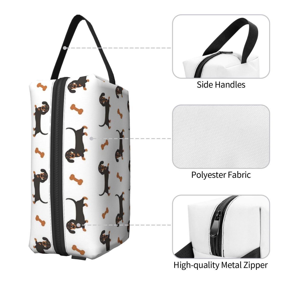 黒と茶色のダックスフントソーセージ犬ペンケース学校用ペンボッ - Tan Stationery & Office Supply のレビューと価格