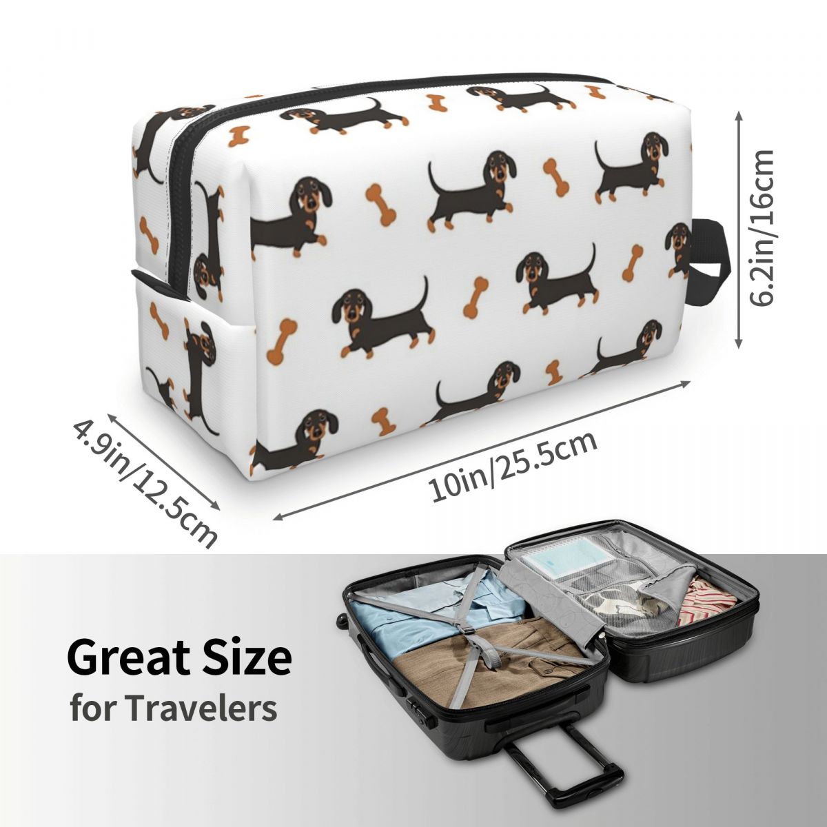 黒と茶色のダックスフントソーセージ犬ペンケース学校用ペンボッ - Tan Stationery & Office Supply のレビューと価格