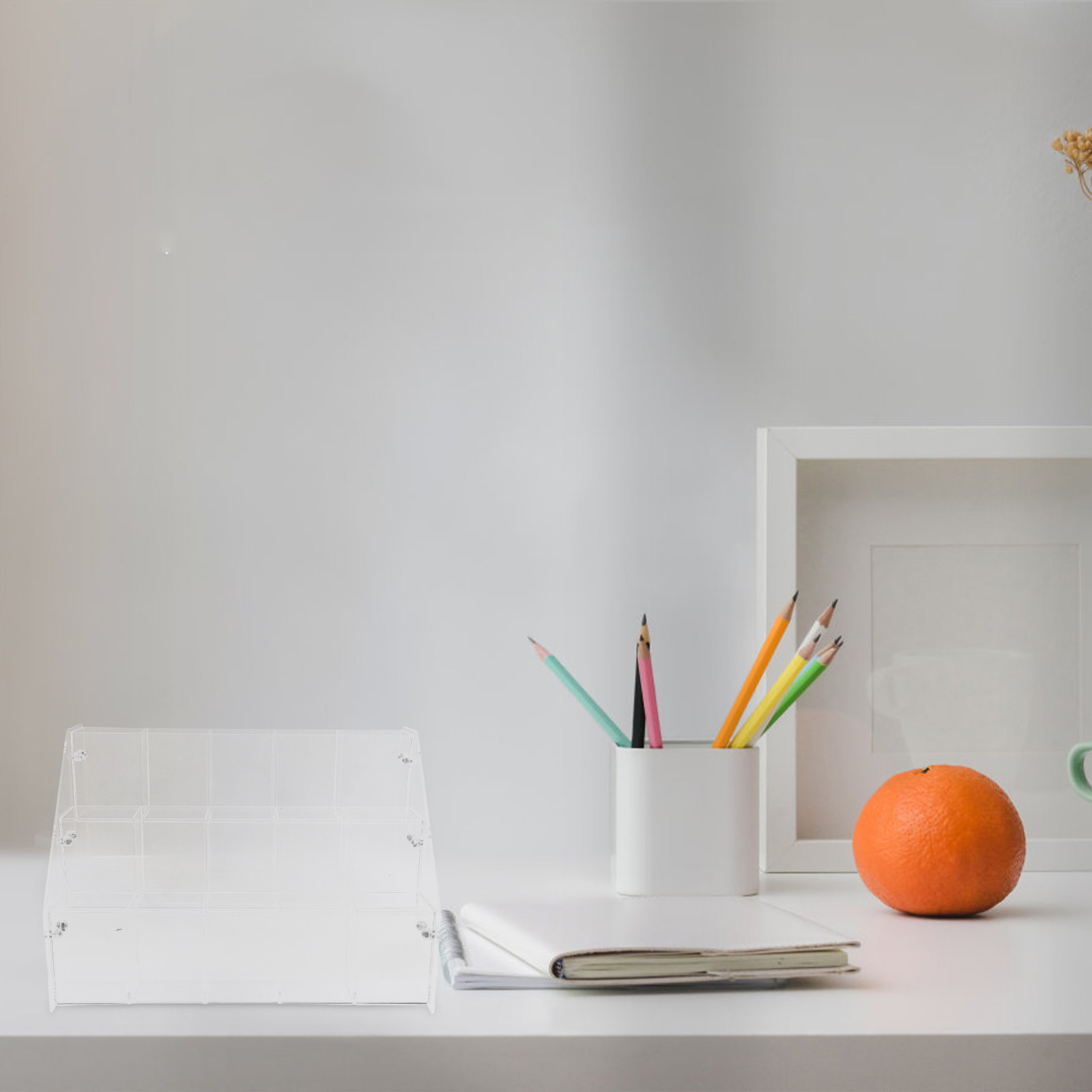 モダンな透明アクリル製ペンホルダーディスプレイスタンド、デス - Stationery Office And School Supply Stores のレビューと価格