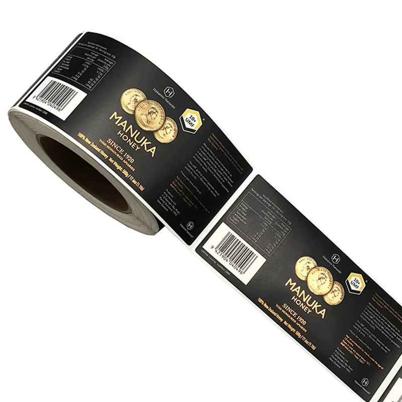 カスタム高級金箔ビニールラベル｜カスタム粘着ロールステッカー - Sticker Label Roll のレビューと価格