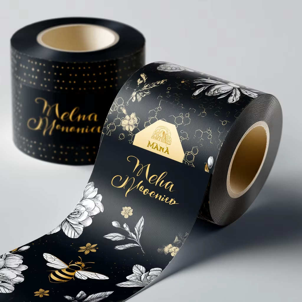 カスタム高級金箔ビニールラベル｜カスタム粘着ロールステッカー - Sticker Label Roll のレビューと価格
