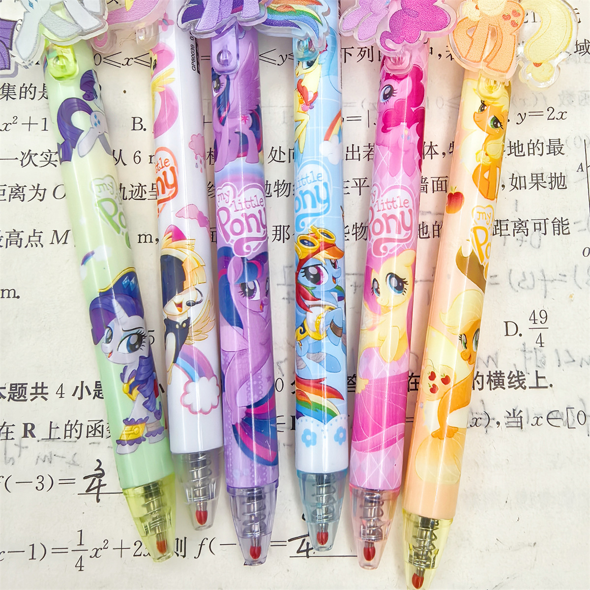 6/48 マイリトルポニーユニセックスペン漫画プレスペン 0 - Stationery Supplier のレビューと価格